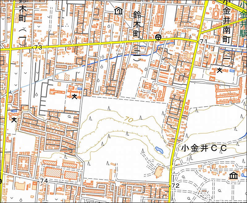 「西11-4 鈴木」と同じ範囲の現在の地図