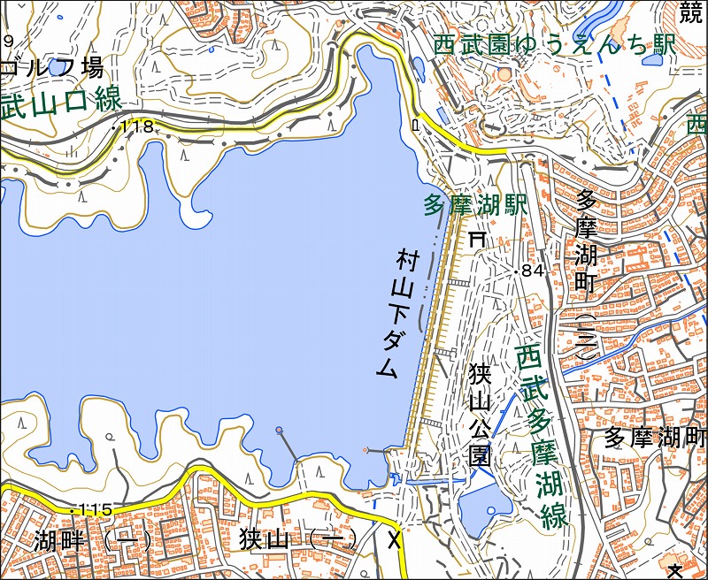「西26-3 日向」と同じ範囲の現在の地図