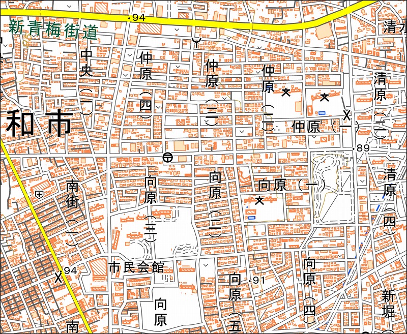 「西26-9 狭山南部」と同じ範囲の現在の地図