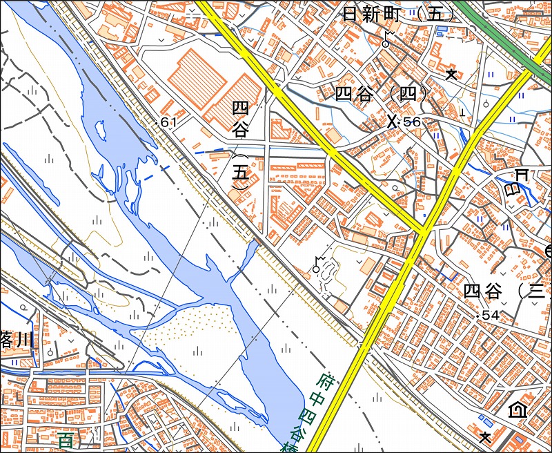 「西29-3 浅川口」と同じ範囲の現在の地図