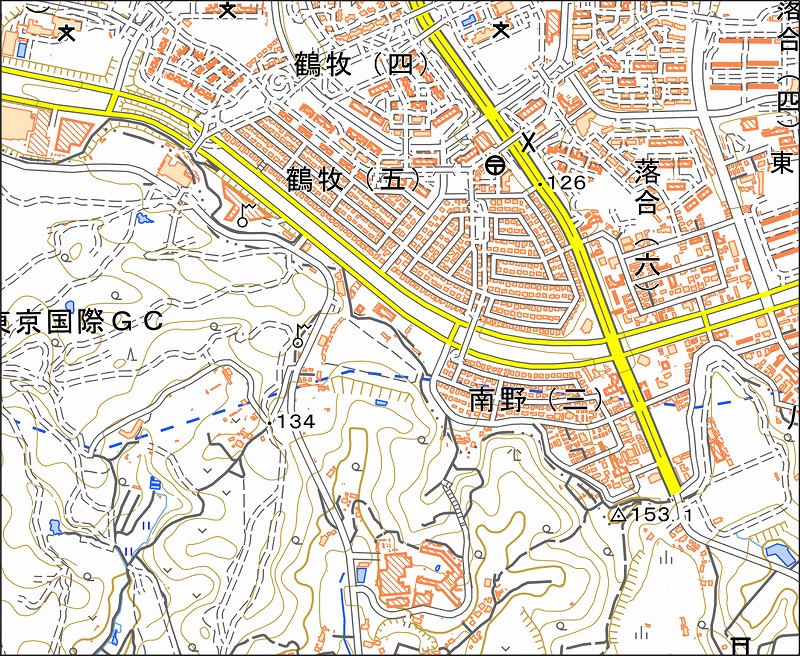 「西30-8 荻久保」と同じ範囲の現在の地図