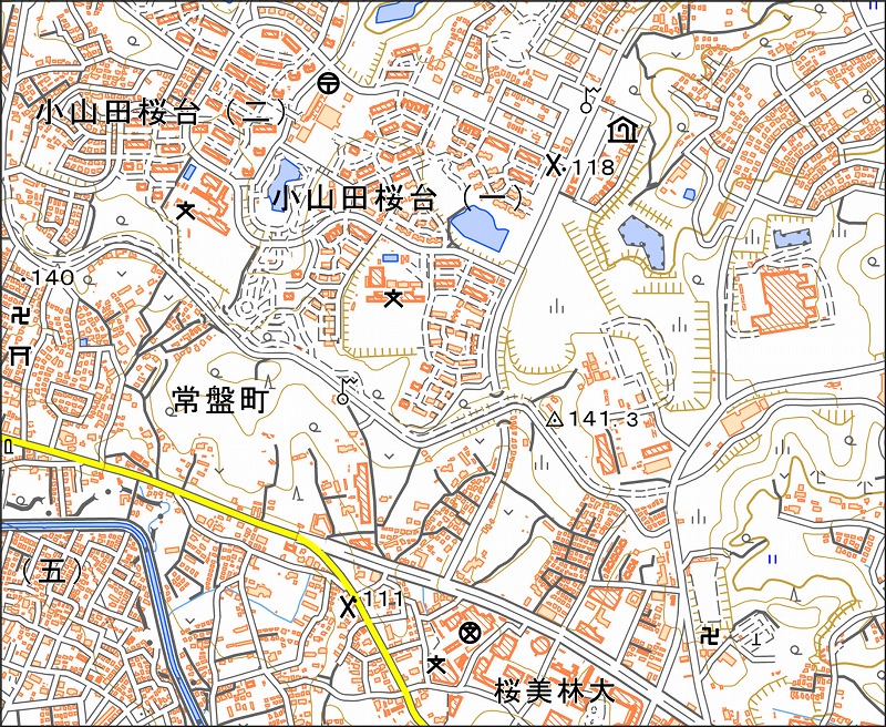 「西31-4 常盤」と同じ範囲の現在の地図