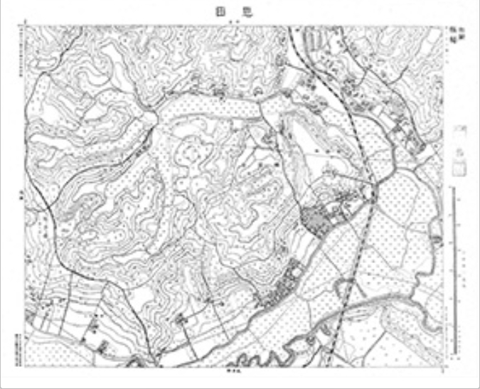 三千分一地形図「東京西部」西22-9 恩田（印刷図）