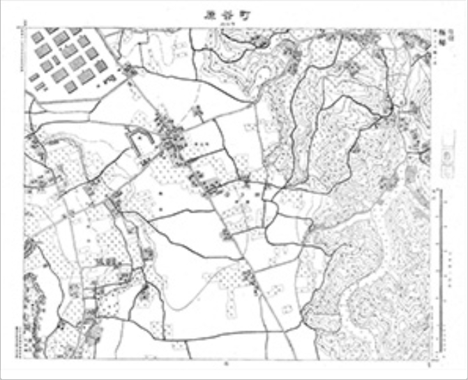 三千分一地形図「東京西部」西23-5 町谷原（印刷図）