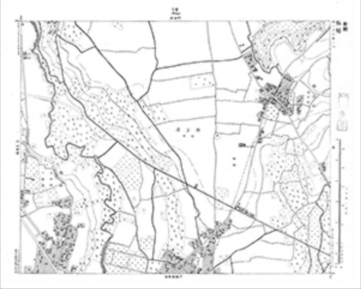 三千分一地形図「東京西部」西23-8 辻（印刷図）