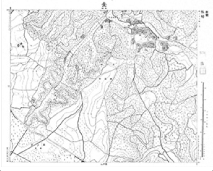 三千分一地形図「東京西部」西23-9 台（印刷図）